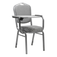 Product photo Hit 25 mm silver chair with armrests and music stand from the manufacturer ChiedoCover, product picture, real product photo