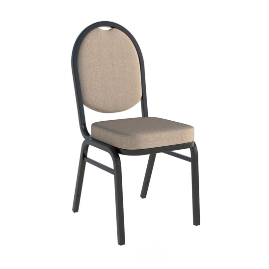 Asia 20 chair, Espo 15 matting, black moire frame - photo 1