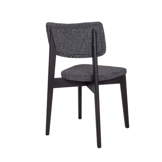 Topas chair, Milano57 Marengo matting, beech legs, black stain - photo 3