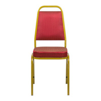 Product photo Chicago chair, gold, crown red from the ChiedoCover company.