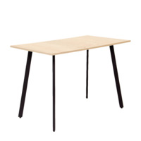 Product photo Loft Ray table, 1100x650x760mm, H3433 Hollande polar pine, legs RAL 9005 matt from the manufacturer ChiedoCover, product picture, real product photo