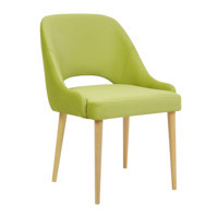 Product photo Milan chair, velour Selesta 31 light green from the manufacturer ChiedoCover, product picture, real product photo