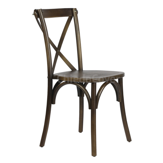 Crossback chair wood, wenge - photo 4