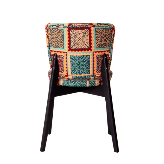 Safir chair, Talisman tapestry, beech legs, black stain - photo 4