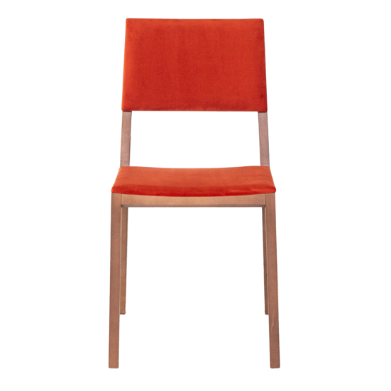 Laki chair, red velour - photo 2