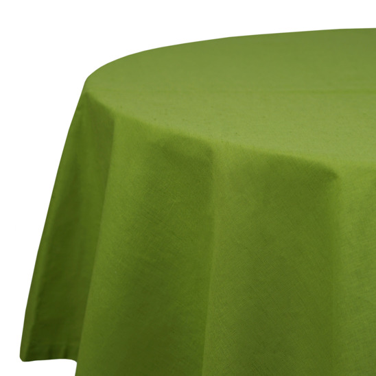 Linen tablecloth, green - photo 1