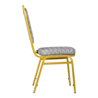 Product photo Chair Hit 20mm - gold, Zigzag grey from the ChiedoCover company.