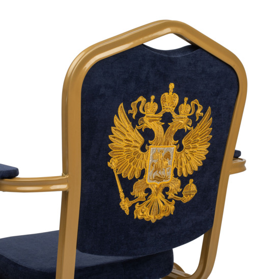 Hit 25mm chair with armrests with embroidery - coat of arms of the Russian Federation - photo 4