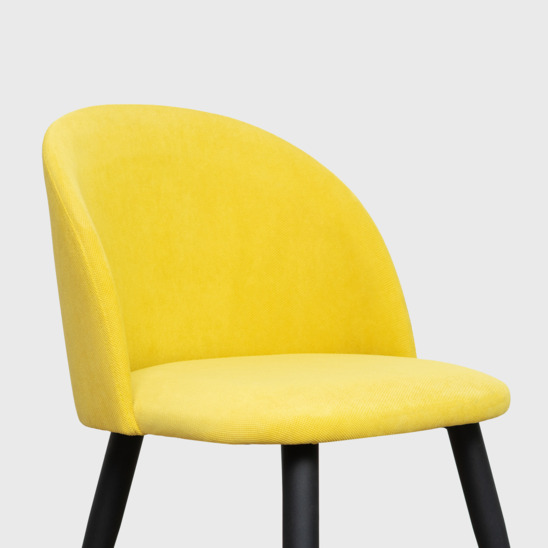 Solar chair, yellow, metallic legs - photo 13