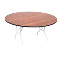 Product photo Table Leader 3 d1500, walnut, white from the manufacturer ChiedoCover, product picture, real product photo