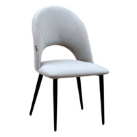 Product photo Ignis chair, black legs, grey velour from the manufacturer ChiedoCover, product picture, real product photo