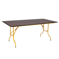 Product photo Table Leader 2, 1800x900, gold, wenge from the manufacturer ChiedoCover, product picture, real product photo