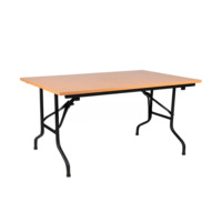 Product photo Table Leader 2, 2700x900, beech, black, PVC edge from the manufacturer ChiedoCover, product picture, real product photo