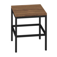 Product photo Loft stool-11 H, antique walnut from the ChiedoCover company.