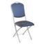 Folding chair on metal frame