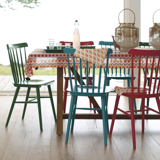 Tucker chair, blue wooden - photo 4