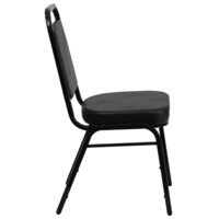 Product photo Denver 20mm Chair - black, black leatherette from the ChiedoCover company.