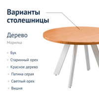 Product photo Oakland table d1200 from the ChiedoCover company.