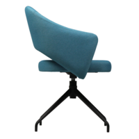 Product photo Fly chair, blue matting, swivel base from the ChiedoCover company.