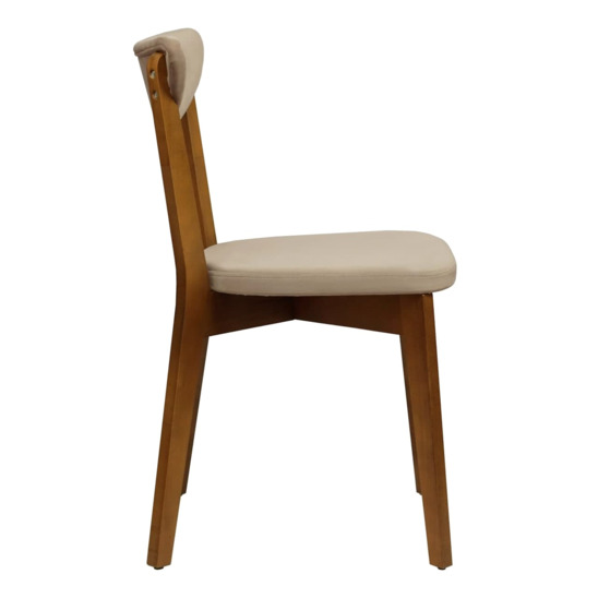 Ruby chair, beige velour - photo 3