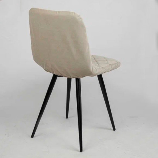 Chair cover with a CHILLY backrest, beige - photo 4