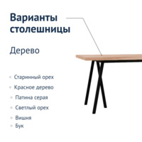 Product photo Loft Nevo table, chipboard from the ChiedoCover company.