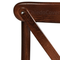Product photo Crossback chair, antique walnut from the ChiedoCover company.