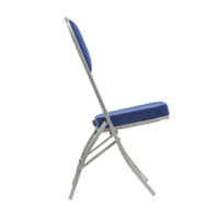 Product photo 20mm Forest chair, silver, blue velour from the ChiedoCover company.