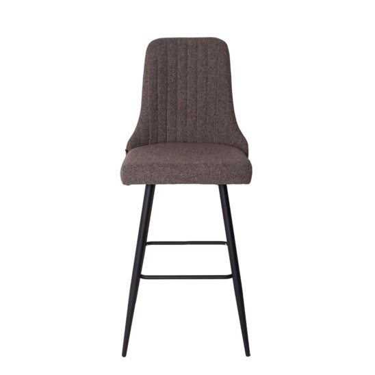 Kongsberg bar stool 750, Matting Nola 006, legs metal RAL 9005 - photo 5