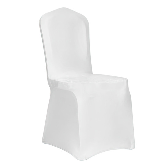 Chair cover 01, white spandex - photo 1