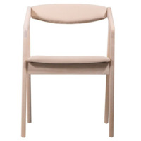 Product photo Wooden half-seat for Fendi house, beige from the ChiedoCover company.
