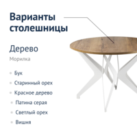 Product photo Voltaire table d1000, chipboard Oak Halifax tobacco from the ChiedoCover company.