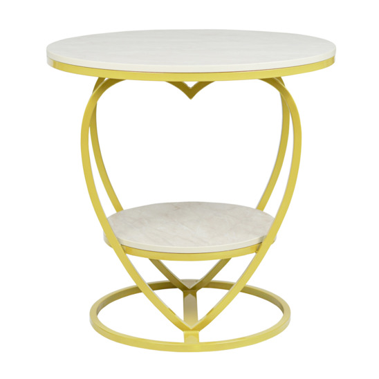 Valentine table, Marble Bilbao, gold - photo 2