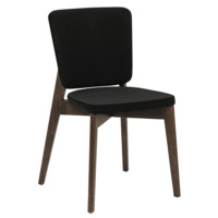 Product photo Safir chair, velour Velutto-34 black, stain wenge from the manufacturer ChiedoCover, product picture, real product photo