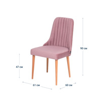 Product photo Kongsberg chair, powder from the ChiedoCover company.