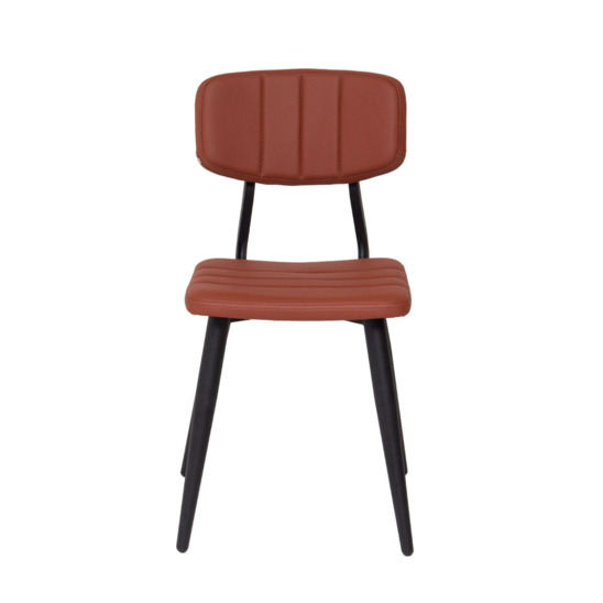 Kato chair, eco-leather, brown - photo 2