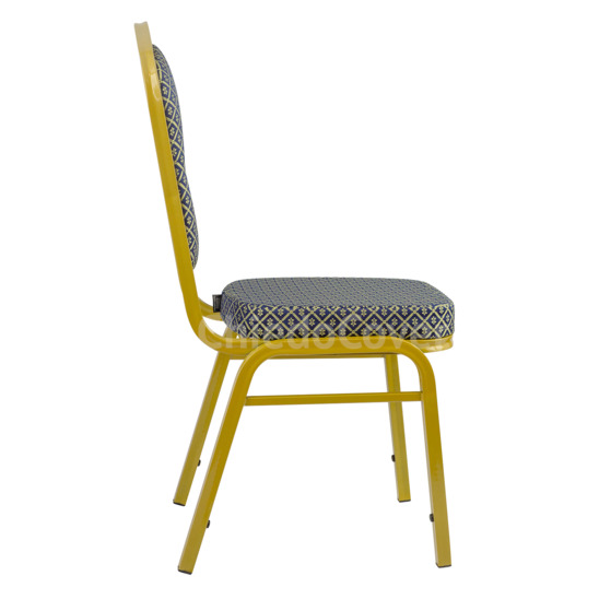 Chair Hit 25mm, gold, jacquard, carriage tie - photo 3