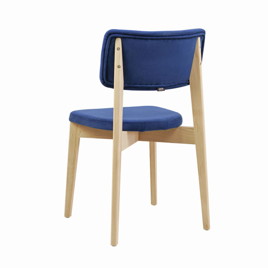 Topas chair, velour Teddy 666, uncoated - photo 3