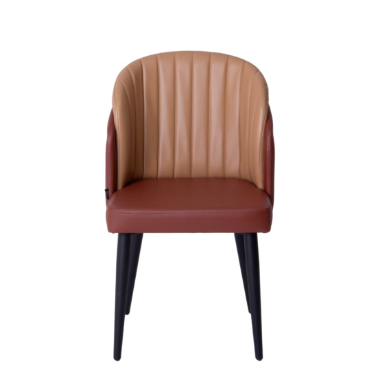 Lily half-seat, BOOM leatherette, metal legs - photo 5