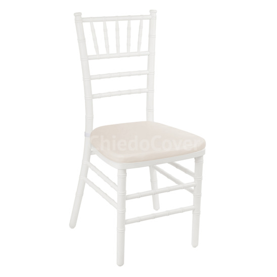 Chiavari chair cushion, beige matting, 3cm - photo 1