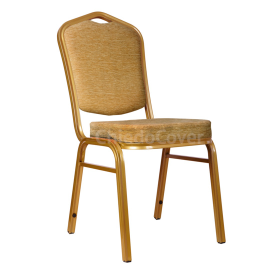 Chair Hit 25mm - gold, chenille dark beige - photo 1