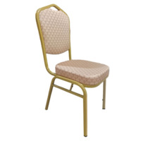 Product photo Chair Hit 20mm - gold, jacquard arch beige-red from the manufacturer ChiedoCover, product picture, real product photo