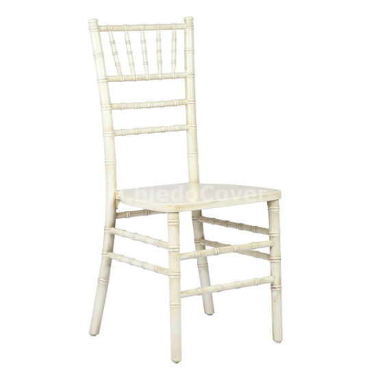 Chiavari chair, white wood, walnut patina - photo 1