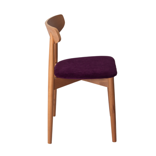 Rockwell chair, Teddy 646 velour cushion, beech lacquer - photo 3