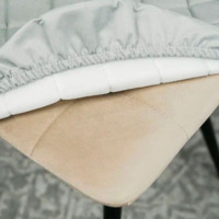 Product photo Chair cover with CHILLY backrest, white from the ChiedoCover company.