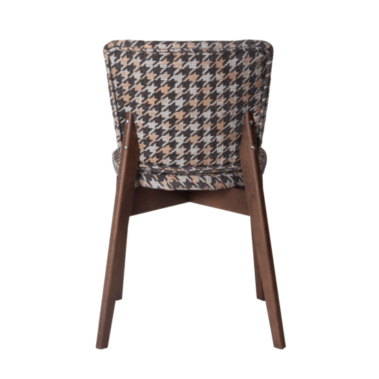 Safir chair, chenille Salon 03, beech legs, antique walnut stain - photo 5