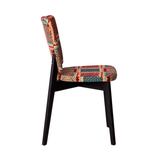 Safir chair, Talisman tapestry, beech legs, black stain - photo 2