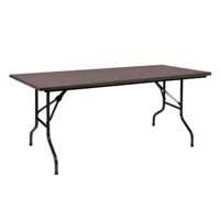 Product photo Leader 2 table, 2700*900, wenge, black, PVC edge from the manufacturer ChiedoCover, product picture, real product photo