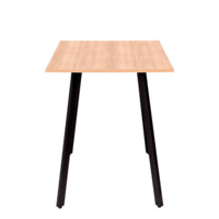 Product photo Loft Ray table, 1100x650x760mm H1277 Acacia Lakeland, legs RAL 9005 matt from the ChiedoCover company.