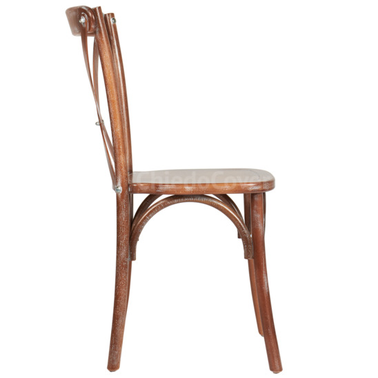 Crossback chair, light walnut, white patina - photo 3